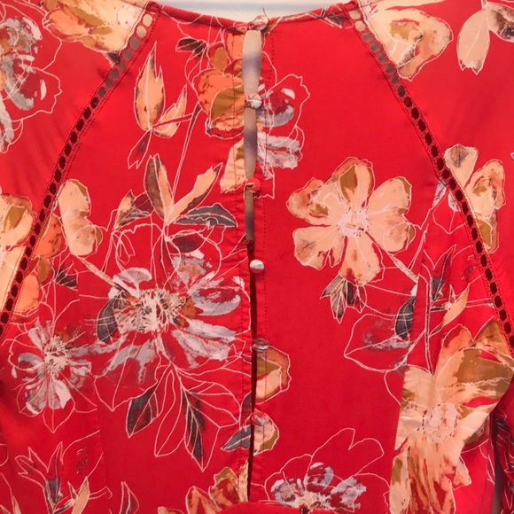 Free People Eyes on You Floral Dress in Poppy - Picture 8 of 10